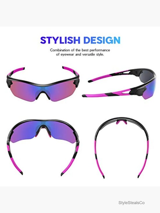 Polarized Sports Sunglasses UV400 Lightweight TR90 TAC Lens Unisex main image 7